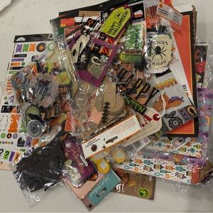 Ginormous…..Halloween Scrapbooking Lot.